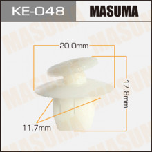 Клипса пластиковая MASUMA (TOYOTA 8149621010)  / KE048