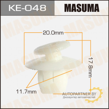 Клипса пластиковая MASUMA (TOYOTA 8149621010)  / KE048