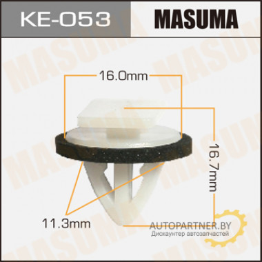 Клипса пластиковая MASUMA (KIA 87702H1000)  / KE053