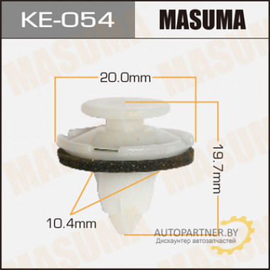 Клипса пластиковая MASUMA (HONDA 91513SJK003)  / KE054