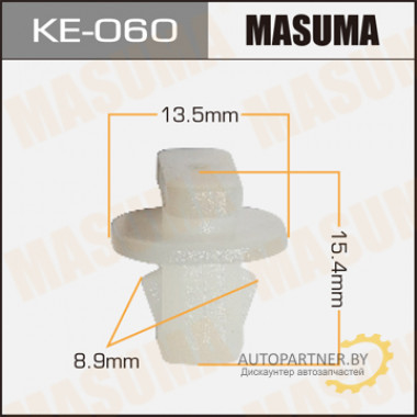 Клипса пластиковая MASUMA (GENERAL MOTORS TQ692D07)  / KE060