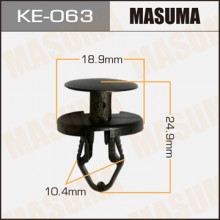 Клипса пластиковая MASUMA (GENERAL MOTORS 11609417)  / KE063
