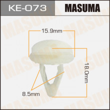 Клипса пластиковая MASUMA (HONDA 90602SFA004)  / KE073