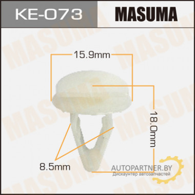 Клипса пластиковая MASUMA (HONDA 90602SFA004)  / KE073