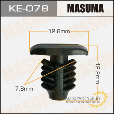 Клипса пластиковая MASUMA (KIA 864384A100)  / KE078