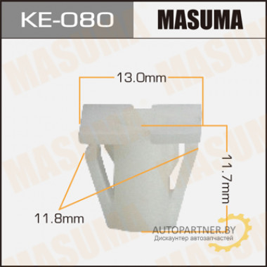 Клипса пластиковая MASUMA (KIA 87714FD200)  / KE080