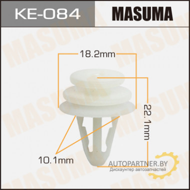 Клипса пластиковая MASUMA (GENERAL MOTORS 11562585)  / KE084