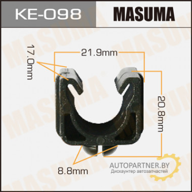 Клипса пластиковая MASUMA (TOYOTA 1104J100125)  / KE098