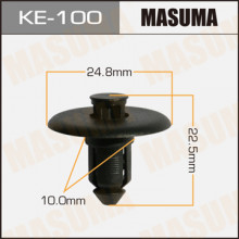 Клипса пластиковая MASUMA (FORD W705956S300)  / KE100