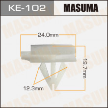 Клипса пластиковая MASUMA (GENERAL MOTORS 10323057)  / KE102