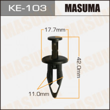 Клипса пластиковая MASUMA (GENERAL MOTORS 11519444)  / KE103