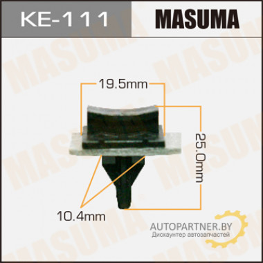 Клипса пластиковая MASUMA (FORD 4069906)  / KE111