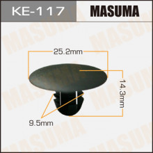 Клипса пластиковая MASUMA (FORD 6448410)  / KE117