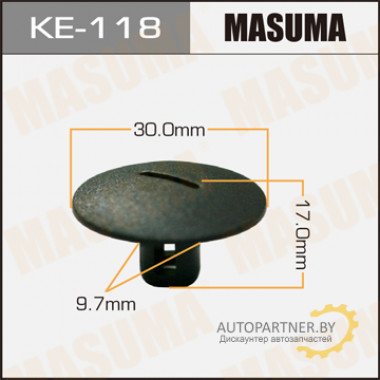 Клипса пластиковая MASUMA (RENAULT 7703081054)  / KE118