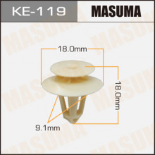 Клипса пластиковая MASUMA (FORD 6117693)  / KE119