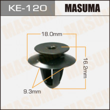 Клипса пластиковая MASUMA (VAG N90541701)  / KE120