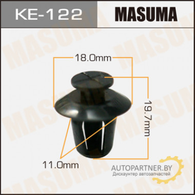 Клипса пластиковая MASUMA (PEUGEOT 856535)  / KE122