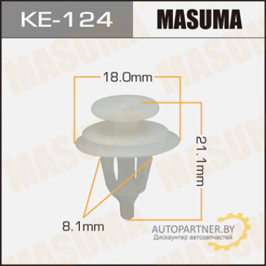 Клипса пластиковая MASUMA (PEUGEOT 699050)  / KE124