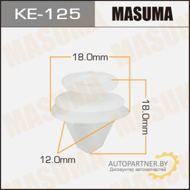 Клипса пластиковая MASUMA (PEUGEOT 6991S6)  / KE125