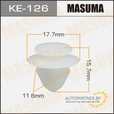 Клипса пластиковая MASUMA (PEUGEOT 6991T3)  / KE126