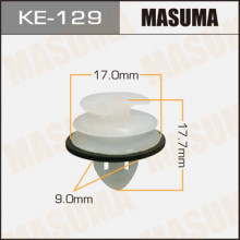 Клипса пластиковая MASUMA (PEUGEOT 699282)  / KE129