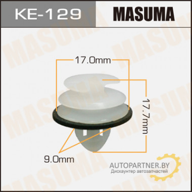 Клипса пластиковая MASUMA (PEUGEOT 699282)  / KE129