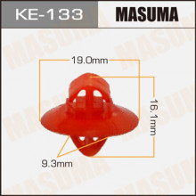 Клипса пластиковая MASUMA (RENAULT 7703077421)  / KE133