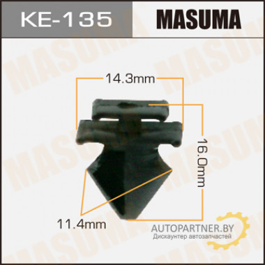 Клипса пластиковая MASUMA (PEUGEOT 856534)  / KE135