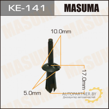 Клипса пластиковая MASUMA (RENAULT 7703072144)  / KE141