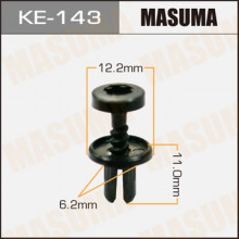 Клипса пластиковая MASUMA (RENAULT 7703072236)  / KE143