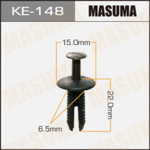 Клипса пластиковая MASUMA (BMW 51118174186)  / KE148