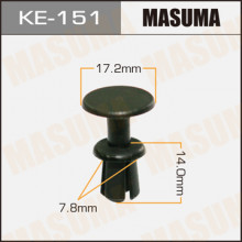 Клипса пластиковая MASUMA (BMW 51498166702)  / KE151