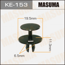 Клипса пластиковая MASUMA (BMW 51481938725)  / KE153