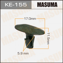 Клипса пластиковая MASUMA (FIAT 9619769080)  / KE155