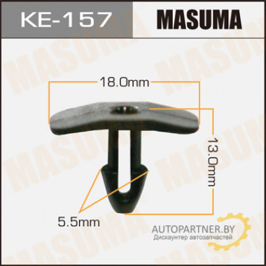 Клипса пластиковая MASUMA (PEUGEOT 871067)  / KE157