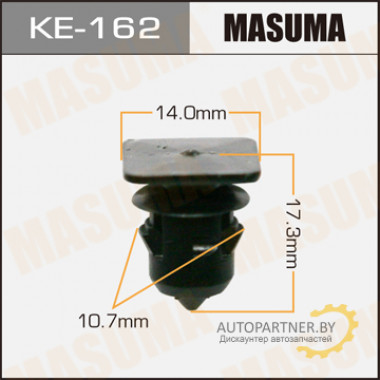 Клипса пластиковая MASUMA (VAG 4D0867299D)  / KE162