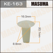 Клипса пластиковая MASUMA (VAG 321813998A)  / KE163