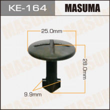Клипса пластиковая MASUMA (VAG 4A0805121C)  / KE164