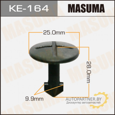 Клипса пластиковая MASUMA (VAG 4A0805121C)  / KE164