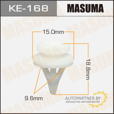 Клипса пластиковая MASUMA (RENAULT 7703077250)  / KE168