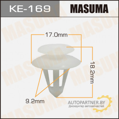 Клипса пластиковая MASUMA (GENERAL MOTORS 2345957)  / KE169