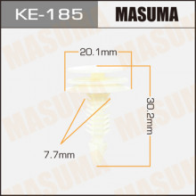 Клипса пластиковая MASUMA (GENERAL MOTORS 10285935)  / KE185
