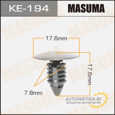 Клипса пластиковая MASUMA (GENERAL MOTORS 6270163)  / KE194