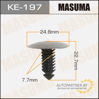 Клипса пластиковая MASUMA (FORD 388904S)  / KE197