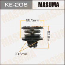 Клипса пластиковая MASUMA (VAG 3B0868243)  / KE206