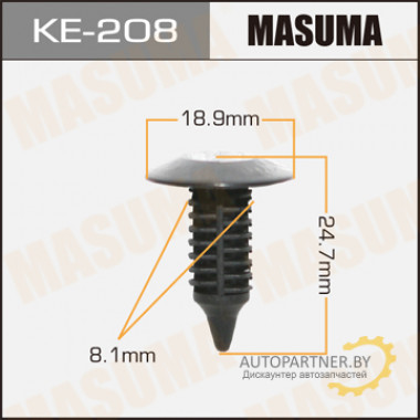 Клипса пластиковая MASUMA (GENERAL MOTORS 21094146)  / KE208