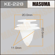 Клипса пластиковая MASUMA (CHRYSLER 6505292AA)  / KE228