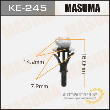 Клипса пластиковая MASUMA (FORD N806289S)  / KE245