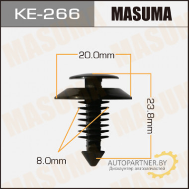 Клипса пластиковая MASUMA (FORD N801925S)  / KE266
