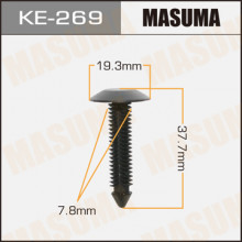Клипса пластиковая MASUMA (GENERAL MOTORS 14074081)  / KE269